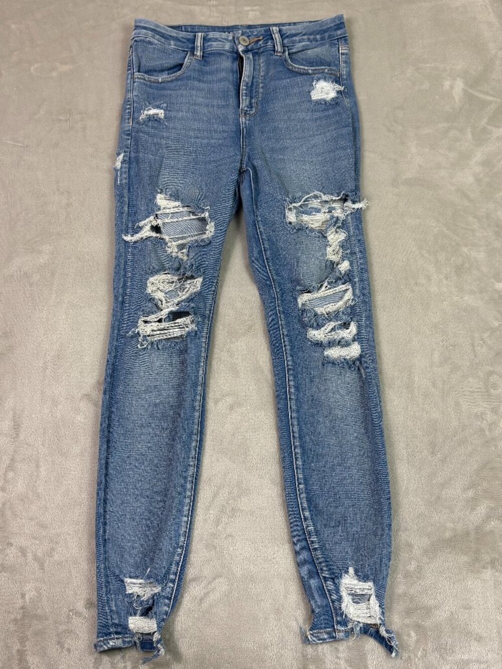 American Eagle Outfitters Women's  Size 6 Regular Blue Curvy High Rise Jegging